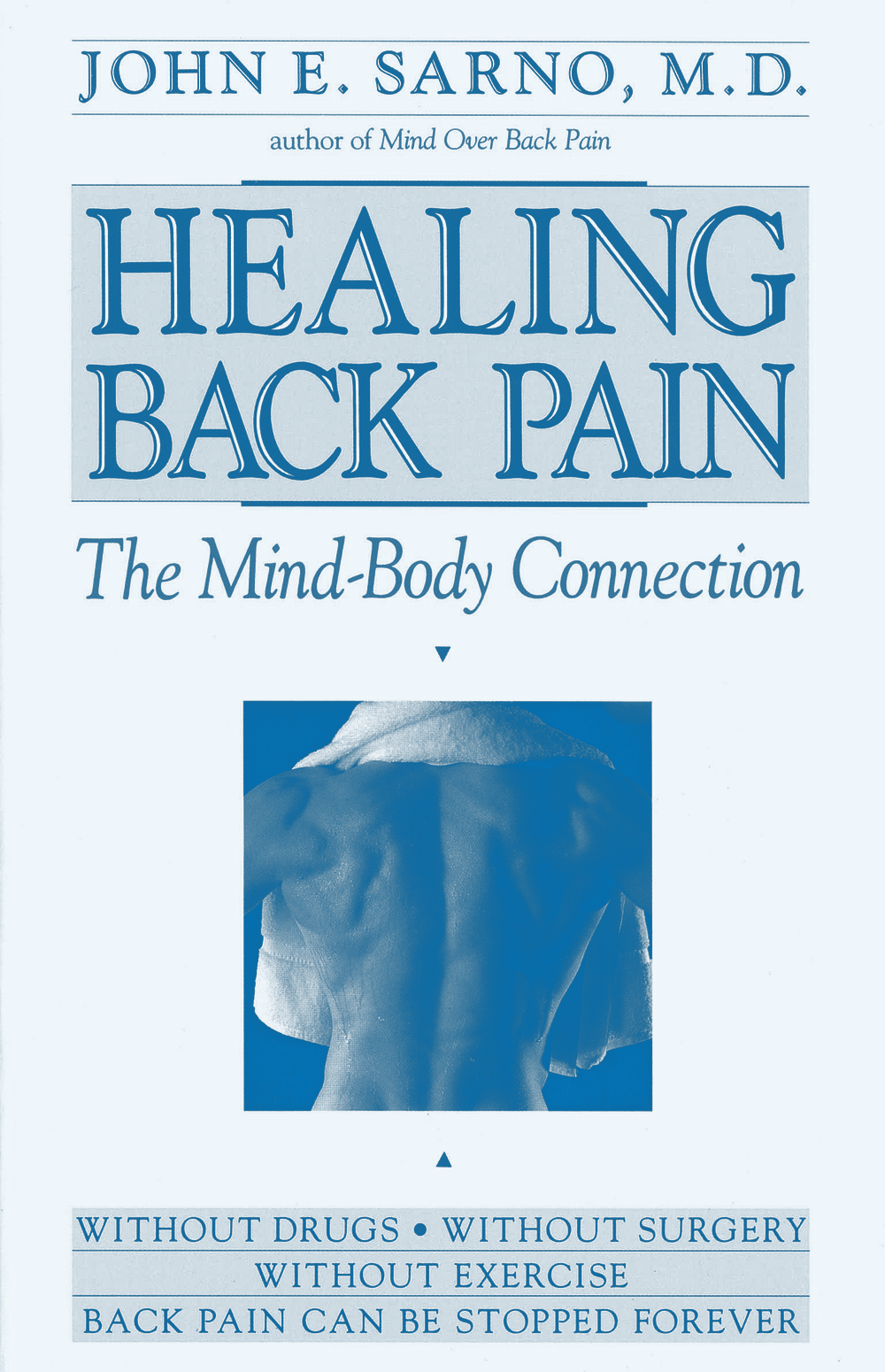 Cover of the book Healing Back Pain by Dr. John Sarno.