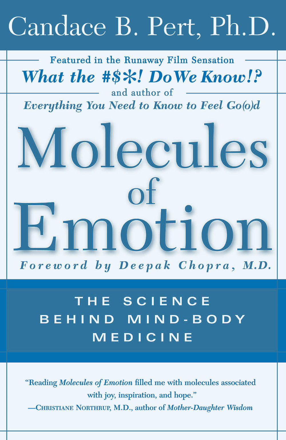 Cover of the book Molecules of Emotion by Candace Pert.